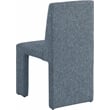Meridian Furniture Benson Blue Linen Textured Fabric Dining Chair (Set of 2)