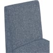 Meridian Furniture Benson Blue Linen Textured Fabric Dining Chair (Set of 2)