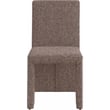 Meridian Furniture Benson Brown Linen Textured Fabric Dining Chair (Set of 2)