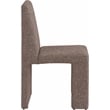Meridian Furniture Benson Brown Linen Textured Fabric Dining Chair (Set of 2)