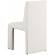 Meridian Furniture Benson Cream Linen Textured Fabric Dining Chair (Set of 2)