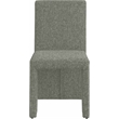 Meridian Furniture Benson Green Linen Textured Fabric Dining Chair (Set of 2)