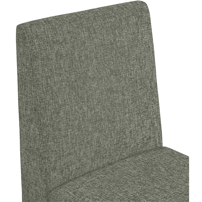 Meridian Furniture Benson Green Linen Textured Fabric Dining Chair (Set of 2)