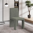 Meridian Furniture Benson Green Linen Textured Fabric Dining Chair (Set of 2)