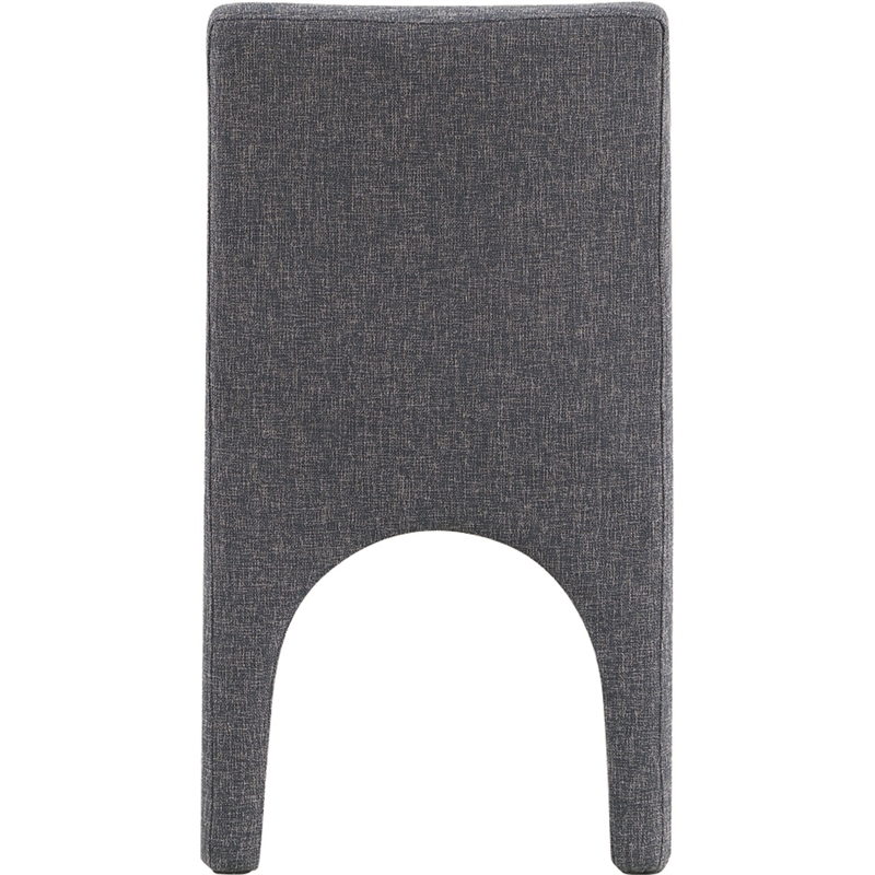 Meridian Furniture Gramercy Blue Linen Textured Fabric Dining Chair (Set of 2)