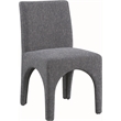 Meridian Furniture Gramercy Blue Linen Textured Fabric Dining Chair (Set of 2)