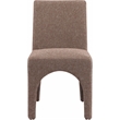 Meridian Furniture Gramercy Brown Linen Textured Fabric Dining Chair (Set of 2)