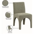 Meridian Furniture Gramercy Green Linen Textured Fabric Dining Chair (Set of 2)