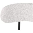 Meridian Furniture Beacon Cream Boucle Fabric Stool (Set of 2)