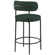 Meridian Furniture Beacon Green Boucle Fabric Stool (Set of 2)