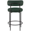 Meridian Furniture Beacon Green Boucle Fabric Stool (Set of 2)
