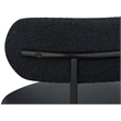 Meridian Furniture Beacon Black Vegan Leather Seat Stool (Set of 2)