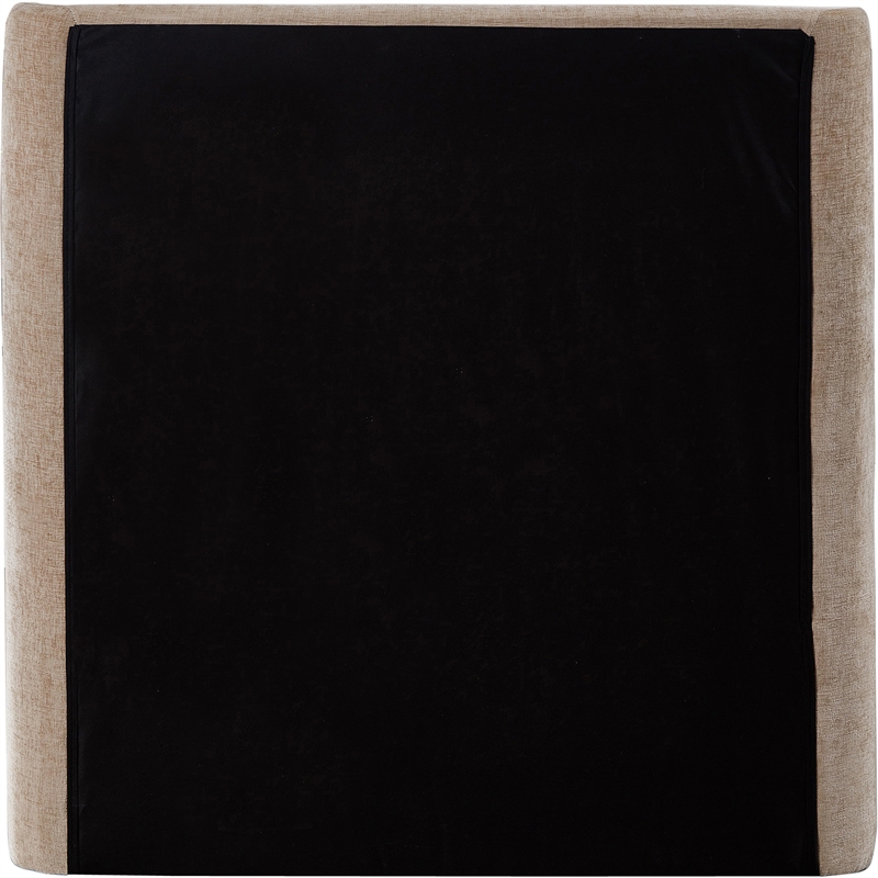 Meridian Furniture Penny Beige Chenille Fabric Twin Bed