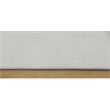 Meridian Furniture Alfie Cream Linen Textured Fabric Queen Bed