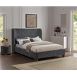 Meridian Furniture Penny Black Fabric Full Bed