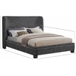 Meridian Furniture Penny Black Fabric King Bed