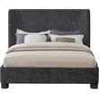 Meridian Furniture Penny Black Fabric Queen Bed