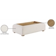 Meridian Furniture Diana Cream Coffee Table