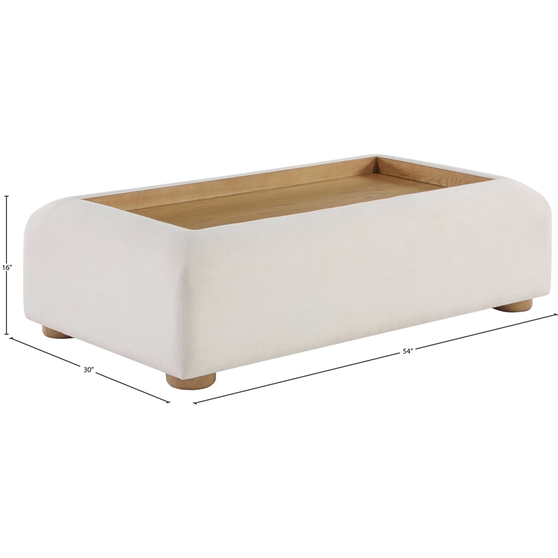 Meridian Furniture Diana Cream Coffee Table