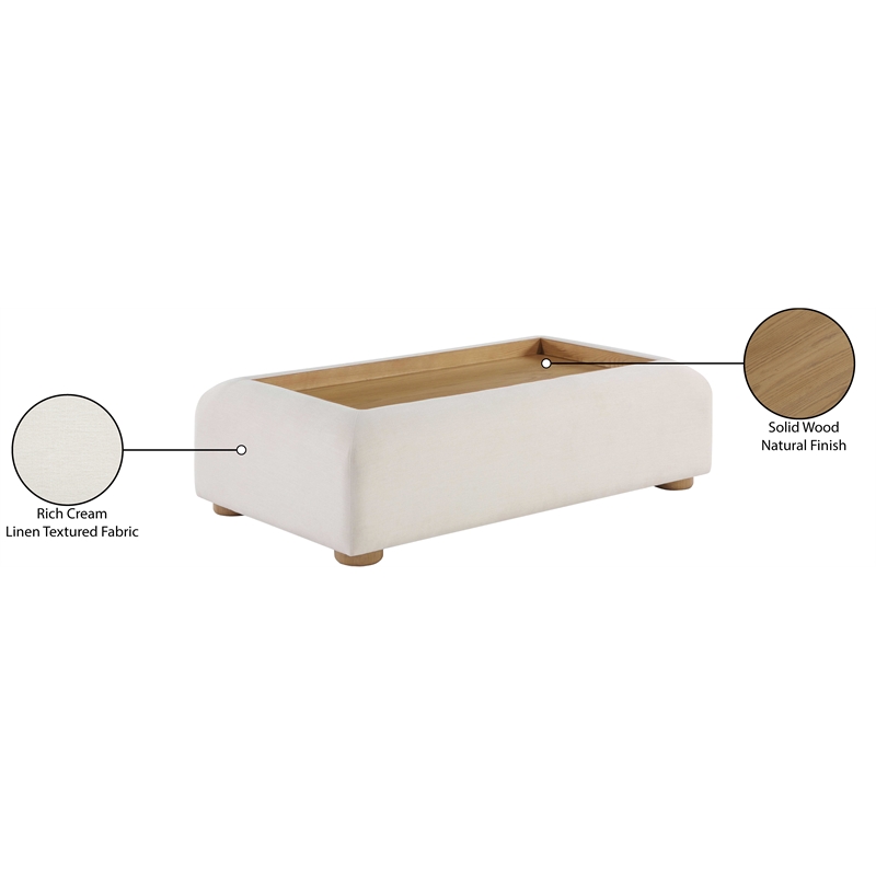 Meridian Furniture Diana Cream Coffee Table