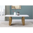 Meridian Furniture Niya White Dining Table