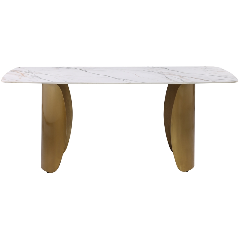 Meridian Furniture Niya White Dining Table
