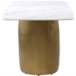 Meridian Furniture Niya White Dining Table