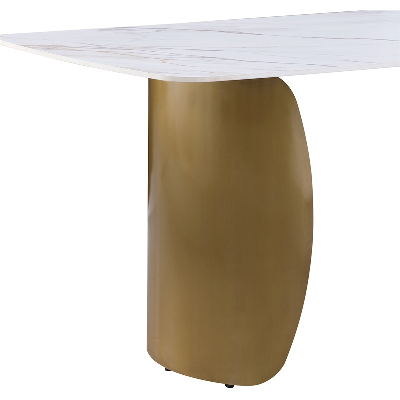 Meridian Furniture Niya White Dining Table
