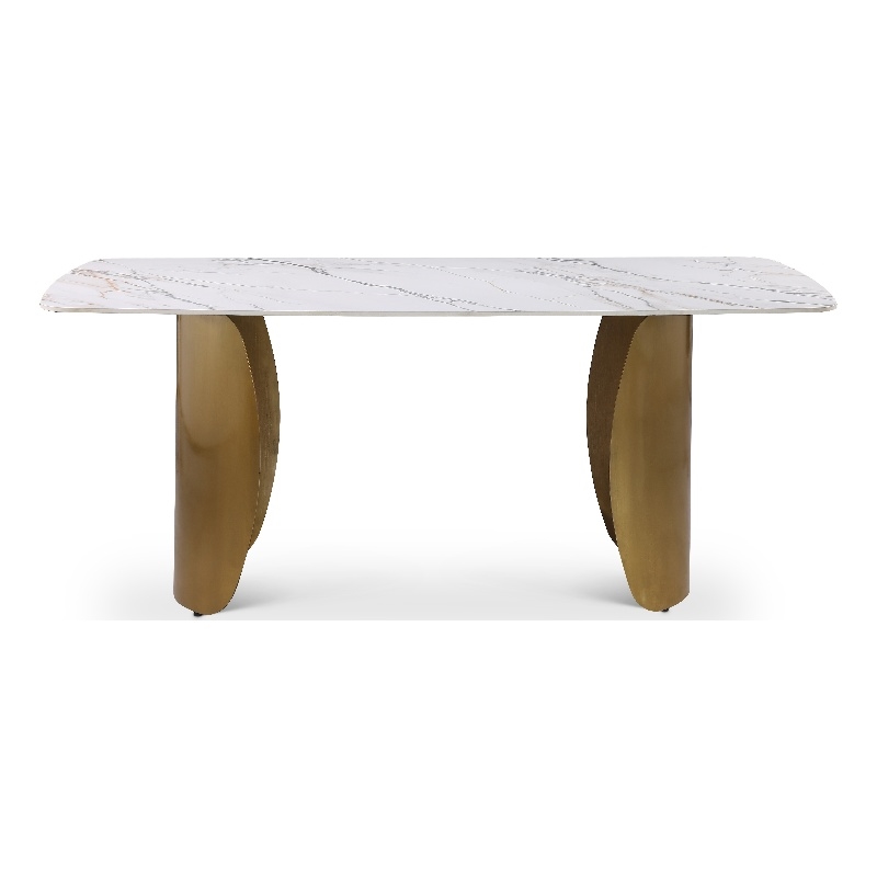 Meridian Furniture Niya White Dining Table