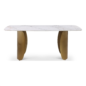 Meridian Furniture Niya White Dining Table