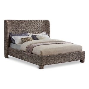 Meridian Furniture Penny Brown Fabric King Bed