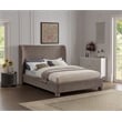 Meridian Furniture Penny Brown Fabric Queen Bed