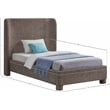 Meridian Furniture Penny Brown Fabric Twin Bed