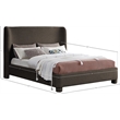 Meridian Furniture Penny Brown Boucle Fabric Full Bed