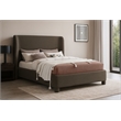 Meridian Furniture Penny Brown Boucle Fabric Full Bed