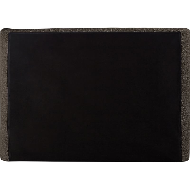 Meridian Furniture Penny Brown Boucle Fabric Queen Bed