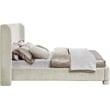 Meridian Furniture Penny Cream Chenille Fabric King Bed