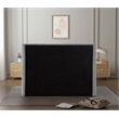 Meridian Furniture Penny Light Grey Chenille Fabric Queen Bed