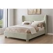 Meridian Furniture Penny Mint Green Chenille Fabric Full Bed