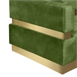 Meridian Furniture Belsa Olive Velvet 2pc. Sectional