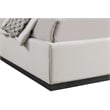 Meridian Furniture Flynn Beige Linen Textured Fabric Queen Bed
