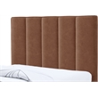 Meridian Furniture Hudson Cognac Vegan Leather Twin Trundle Bed