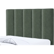 Meridian Furniture Hudson Green Vegan Leather Twin Trundle Bed