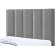 Meridian Furniture Hudson Grey Vegan Leather Twin Trundle Bed