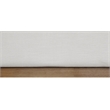 Meridian Furniture Logan Cream Linen Textured Fabric Twin Bed