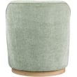 Meridian Furniture Clarita Mint Chenille Fabric Swivel Accent Chair