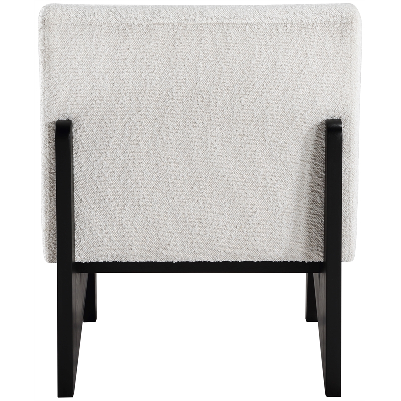 Meridian Furniture Chapman Cream Boucle Fabric Accent Chair