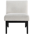 Meridian Furniture Chapman Cream Boucle Fabric Accent Chair