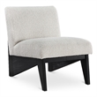 Meridian Furniture Chapman Cream Boucle Fabric Accent Chair