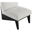 Meridian Furniture Chapman Cream Boucle Fabric Accent Chair